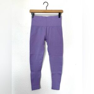 Set Active Lavender Purple Seamless Leggings Size Medium